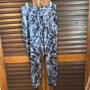 Athleta Blue Salutation joggers. Large